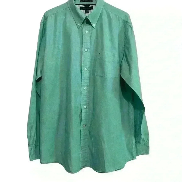 Tommy Hilfiger Graduate End-on-End men’s XL button-down shirt - Picture 1 of 11